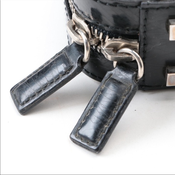 Christian Dior Patent Leather Metal Fabric Coated Canvas - Picture 7 of 13